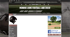 Desktop Screenshot of monroectlions.com