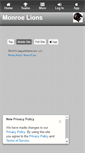 Mobile Screenshot of monroectlions.com